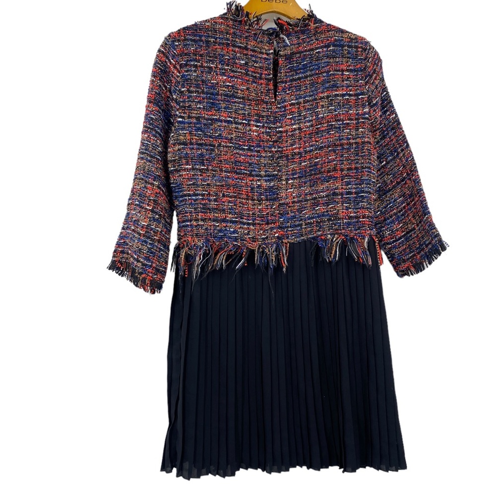 Sale Zara Basics Collection Multi Color Pleated B… - image 2